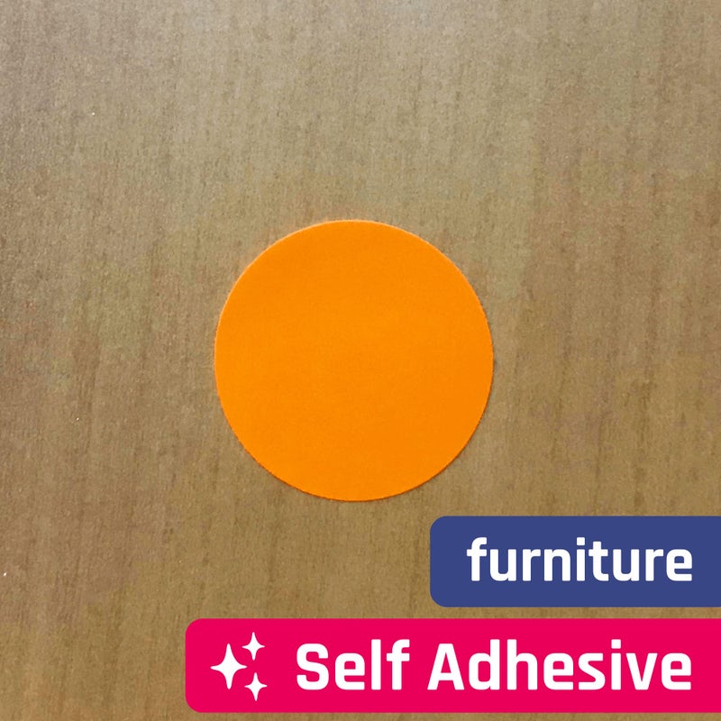 TownStix 2" Round Color Coding Circle Sticker Labels - Orange, Pack of 240 - Image 5